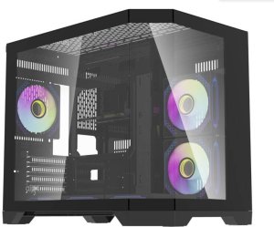Obudowa Darkflash FT418 czarna ARGB 1