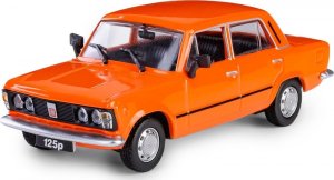 Daffi Pojazd PRL Fiat 125p pomarańczowy 4
