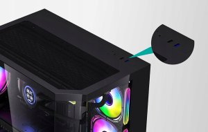 Obudowa Darkflash FT350 biała ARGB 13