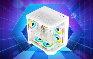 Obudowa Darkflash FT350 biała ARGB 9