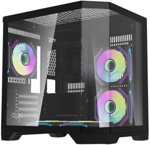 Obudowa Darkflash FT350 czarna ARGB 1