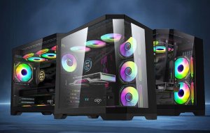 Obudowa Darkflash FT350 czarna ARGB 9