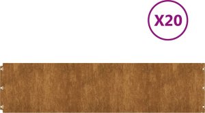 vidaXL Obrzeża trawnikowe 20 szt. Elastyczna odporna na atmosferyczne 2