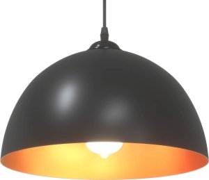 vidaXL Lampy wiszące 2 szt. Regulowana wysokość E27 Czarny Metal 6