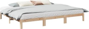 vidaXL Rama łóżka rodzinnego bez materaca 270x200 cm drewno sosnowe 1