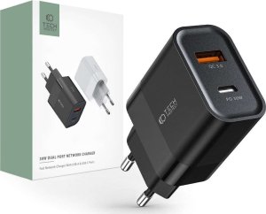 Ładowarka Sieciowa 30W USB QC3.0 + USB-C PD Tech-Protect C30W czarny 7