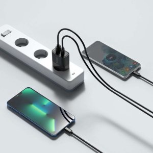 Ładowarka Sieciowa 30W USB QC3.0 + USB-C PD Tech-Protect C30W czarny 10