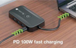 System przekazu sygnału AV Techly Bezprzewodowy transmiter obrazu USB-C do HDMI 1080p do 30m 4