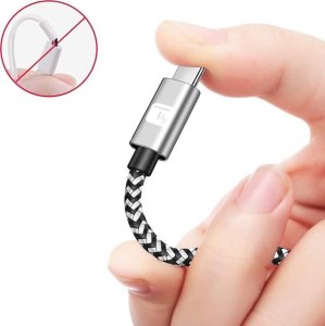 Kabel USB Techly USB-C - USB-C 1 m Czarno-szary (ICOC MU2CC-010-AL) 3