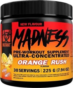 Mutant - Przedtreningówka Madness, Orange Rush, 225g 1