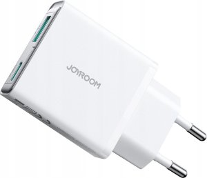 Ładowarka sieciowa Joyroom JR-TCF14 USB-A USB-C 20W PD QC3.0 biała 3