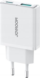 Ładowarka sieciowa Joyroom JR-TCF14 USB-A USB-C 20W PD QC3.0 biała 5