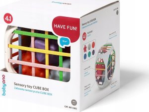 Sefa Verlag BABY ONO 1582 ZABAWKA SENSORYCZNA CUBE BOX 2