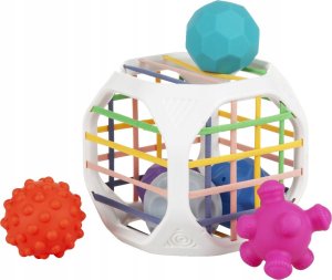 Sefa Verlag BABY ONO 1582 ZABAWKA SENSORYCZNA CUBE BOX 4