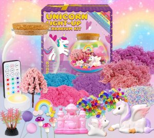 Zestaw Kreatywny Magiczne Terrarium Jednorożca Diy Z Podświetleniem Led 5