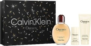 CK SET (OBSESSION (M)  EDT/S 125ML + AFTER SHAVE BALM 100ML + DEO STICK 75G 2