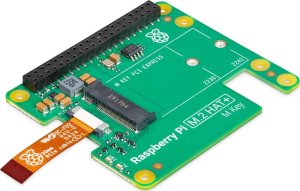 Raspberry Pi Raspberry Pi M.2 HAT+ – perdanga, skirta NVMe diskams ir M.2 priedams, skirta Raspberry Pi 5 3
