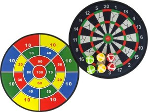 LeanToys Tarcza Gra W Rzutki Na Rzepy Dart 36 cm LEAN Toys (15976) 4
