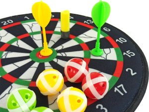 LeanToys Tarcza Gra W Rzutki Na Rzepy Dart 36 cm LEAN Toys (15976) 5