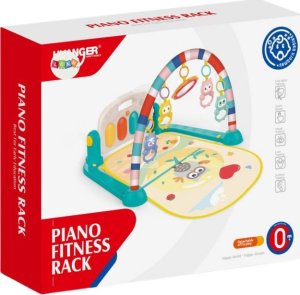 LeanToys Mata Gimnastyczna Dla Niemowląt Pianinko Edukacyjne Sowa Dźwięki LEAN Toys 3