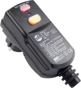 Różnicowka na gniazdko  wtyczka ochronna z różnicówką przystawka kedu 2