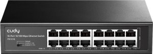 Cudy FS1016 network switch Fast Ethernet (10/100) Black 1