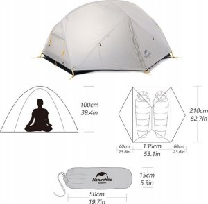 Namiot mongar 2 210t nh17t007-m-forest green NATUREHIKE 3