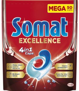 Somat Excellence 4w1 Kapsułki do zmywarki, 50 sztuk 1