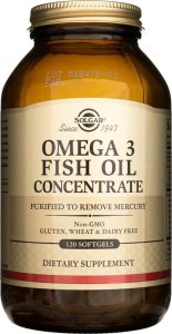 Solgar Omega 3 Koncentrat oleju rybiego - 120 kapsułek 1