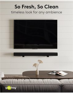 Uchwyt ścienny soundbar Universal, czarny 6