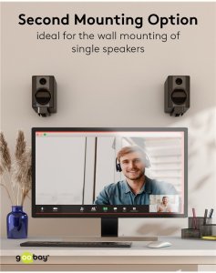 Uchwyt ścienny soundbar Universal, czarny 7