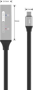 Kabel USB PremiumCord USB-C - 2x USB-C 10 m Czarny (ku31rep10al) 5
