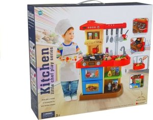 Kuchnia Dla Malucha z dźwiękami i światełkami Kran LEAN Toys 4