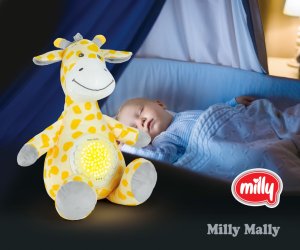 Milly Mally Zabawka pluszowa z Projektorem Milly Giraffe 9
