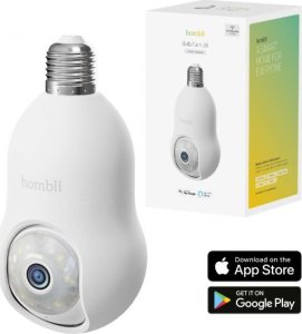 Hombli smarte outdoor Kamera, Bulb Cam 2K, weiß 3