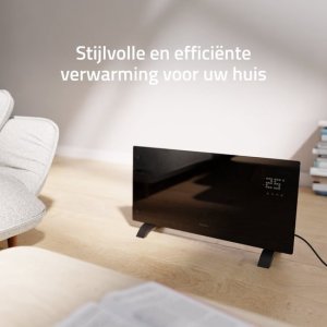 Hombli Glass Convection Heater 2000W schwarz 3