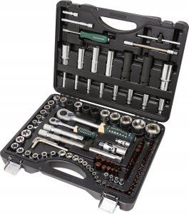 ZESTAW NARZEDZIOWY ROCK FORCE 108 +6 prz 8",1/2" (6-kątn.) 2