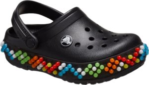 Chodaki dla dzieci Crocs Crocband Colorful Lights Clog czarne 210467 001 23-24 2