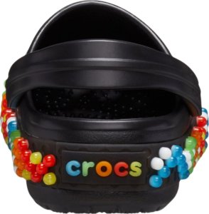 Chodaki dla dzieci Crocs Crocband Colorful Lights Clog czarne 210467 001 23-24 3