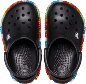 Chodaki dla dzieci Crocs Crocband Colorful Lights Clog czarne 210467 001 23-24 4