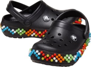 Chodaki dla dzieci Crocs Crocband Colorful Lights Clog czarne 210467 001 23-24 5