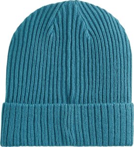 Czapka Puma Ribbed Classic Cuff Beanie turkusowa 024038 11 Senior 2