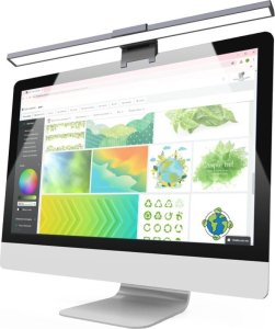 Dotykowa Lampka LED 5W na Monitor Komputer USB Techly Regulowana Ściemniana 2