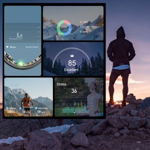 Smart Ring Rubicon złoto-srebrna R06 S8 ROZMIAR 8 (PL-17) 3