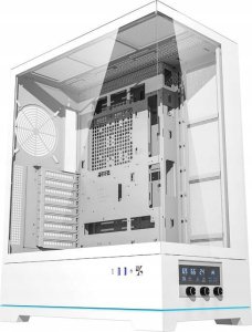 Obudowa Darkflash DY451L biała bez wentylatorów 1