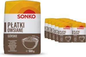 10x SONKO Płatki owsiane górskie 500g 1