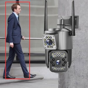 PODWÓJNA ZEWNĘTRZNA KAMERA WIFI SMART IP QUADHD 4MPX APLIKACJA DETEKCJA IR EUROLOOK V-44 Pro 8