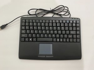 Adesso Slim Touch Mini Keyboard with built in Touchpad (Black) (AKB-410UB) 1
