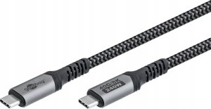 Kabel USB Goobay USB-C - USB-C 0.5 m Czarny (74210) 2