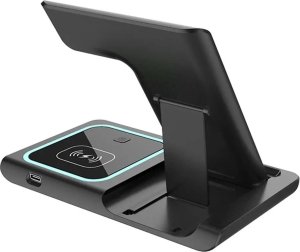 Bezprzewodowa ładowarka Patona do iPhone 3w1-15W Qi, Apple Watch, Airpod 3